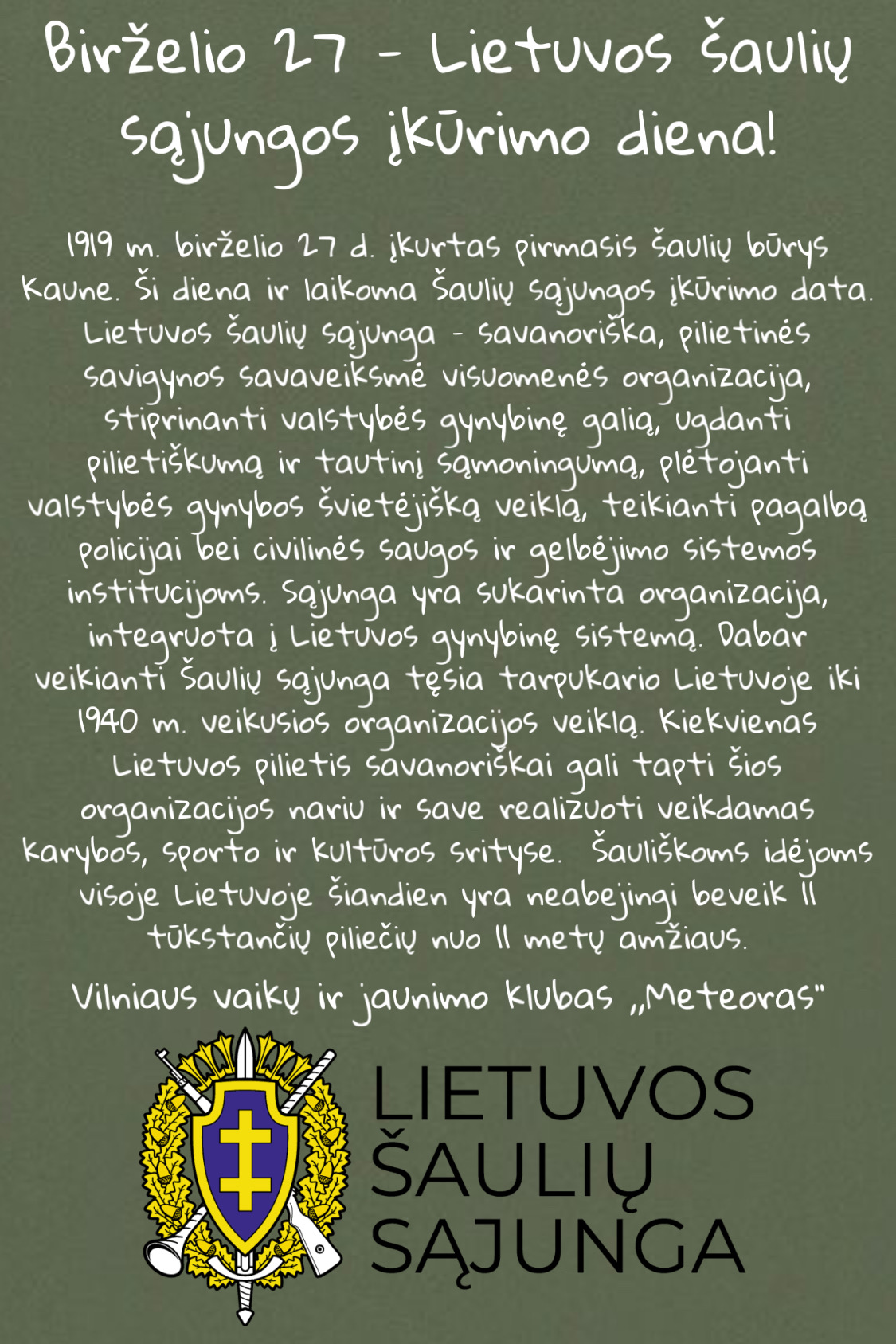 Birželio 27-oji – Lietuvos šaulių sąjungos įkūrimo diena image1 33