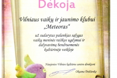 Padėka Vieversėlis 001